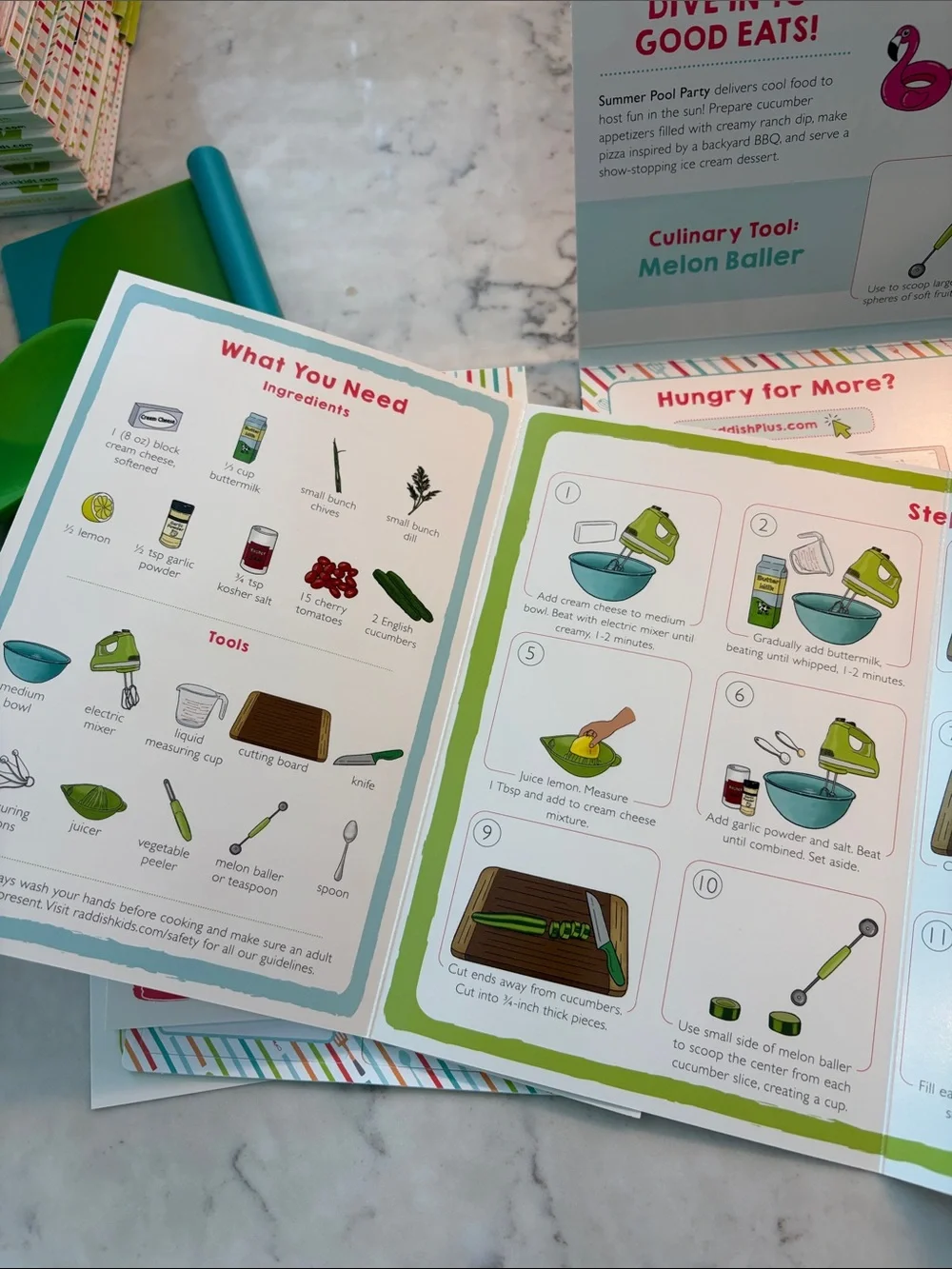 Raddish Kids recipe sets and kid-friendly cooking tools